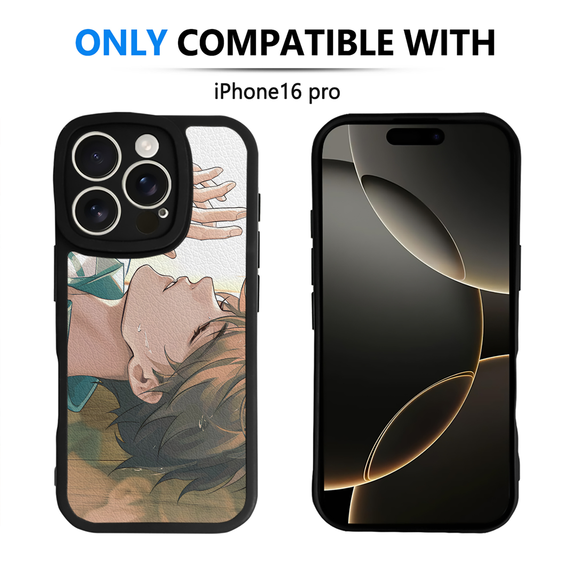 （画像用） ハイキュー!! Haikyu!! 【iPhone 16シリーズ対応】シリコンスマホケース（レザー調） 材質：シリコン